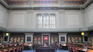 Sala de lectura de la Biblioteca Nacional