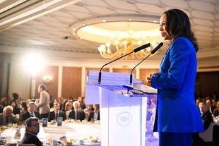 María Corina Machado en el Four Seasons Hotel de Madrid