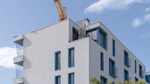 Viviendas en construcción en Madrid