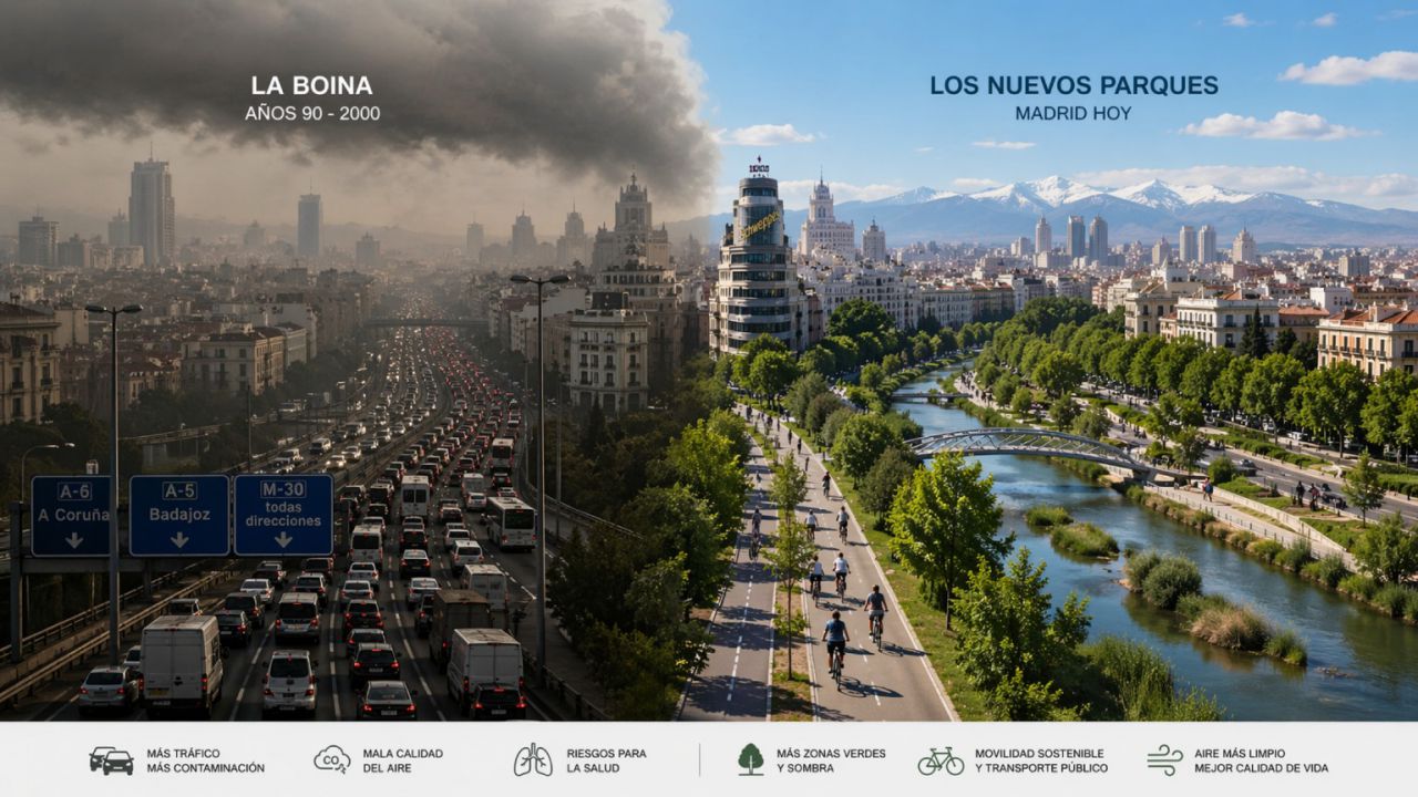 El Día de la Tierra en Madrid: de la boina gris a los nuevos parques