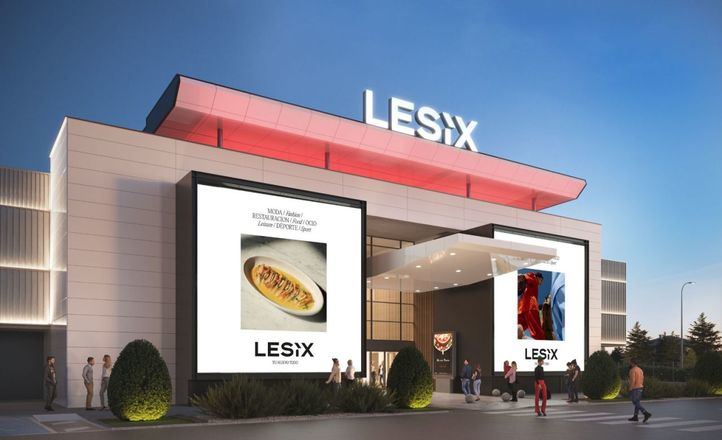 Recreación del nuevo centro comercial Lesix que se ultima en el antiguo espacio Sexta Avenida en la A-6