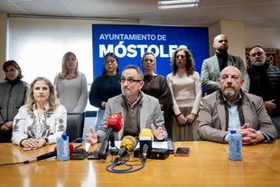 Archivo: Comparecencia de Manuel Bautista, alcalde de Móstoles, tras la acusación de acoso sexual
