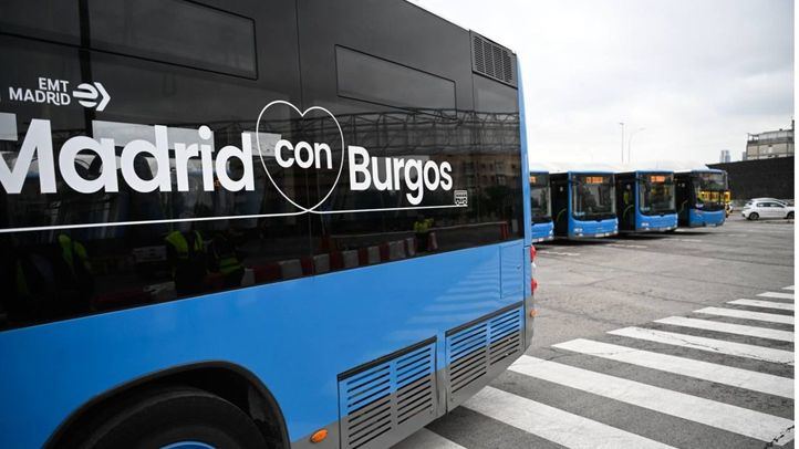 Madrid recibe a la alcaldesa de Burgos, Cristina Ayala, y realiza la cesión de 40 autobuses para que Burgos tras el incendio de su taller y cocheras
