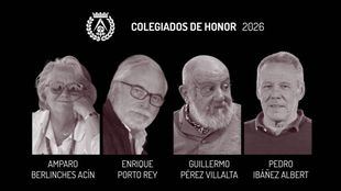 El Colegio Oficial de Arquitectos de Madrid distingue a cuatro nuevas figuras de honor