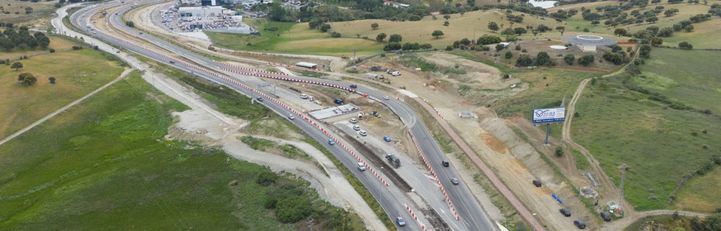 Obras en la M-607
