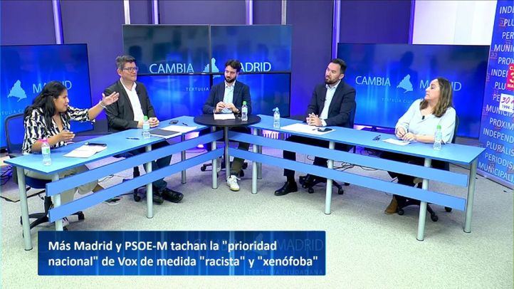 Tertulia política en 'Cambia Madrid'
