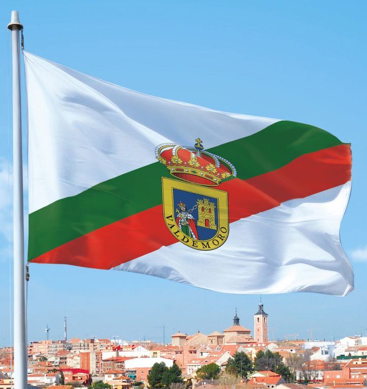 Valdemoro estrena bandera oficial