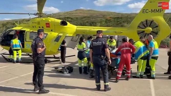 Herido grave un ciclista de 74 años al golpearse la cabeza tras caer de la bici en Alcalá