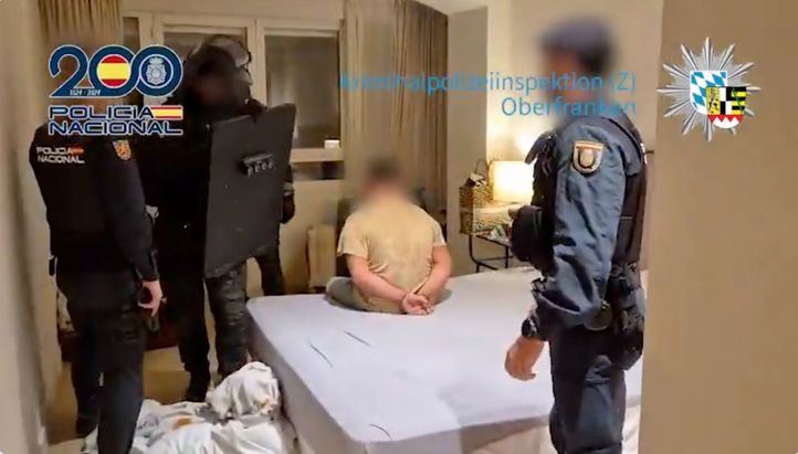 Detención de uno de los miembros de la red que estafaba ancianos alemanes desde Madrid.