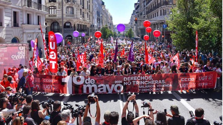 Manifestación del 1 de mayo de 2026