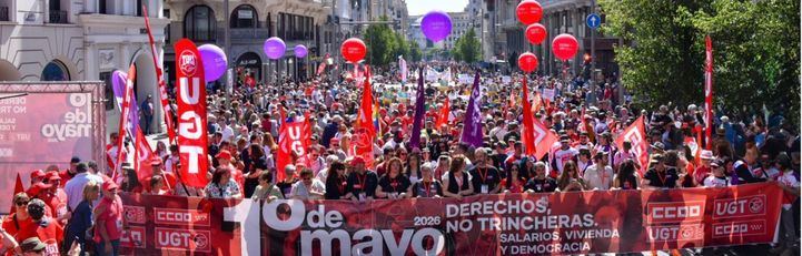 La crisis de la vivienda centra los discursos de un Primero de Mayo en clave regional