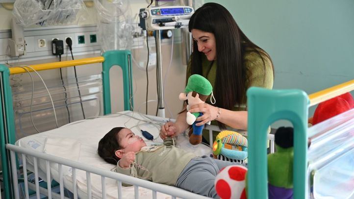 Día de la madre en el Hospital Universitario Gregorio Marañón.