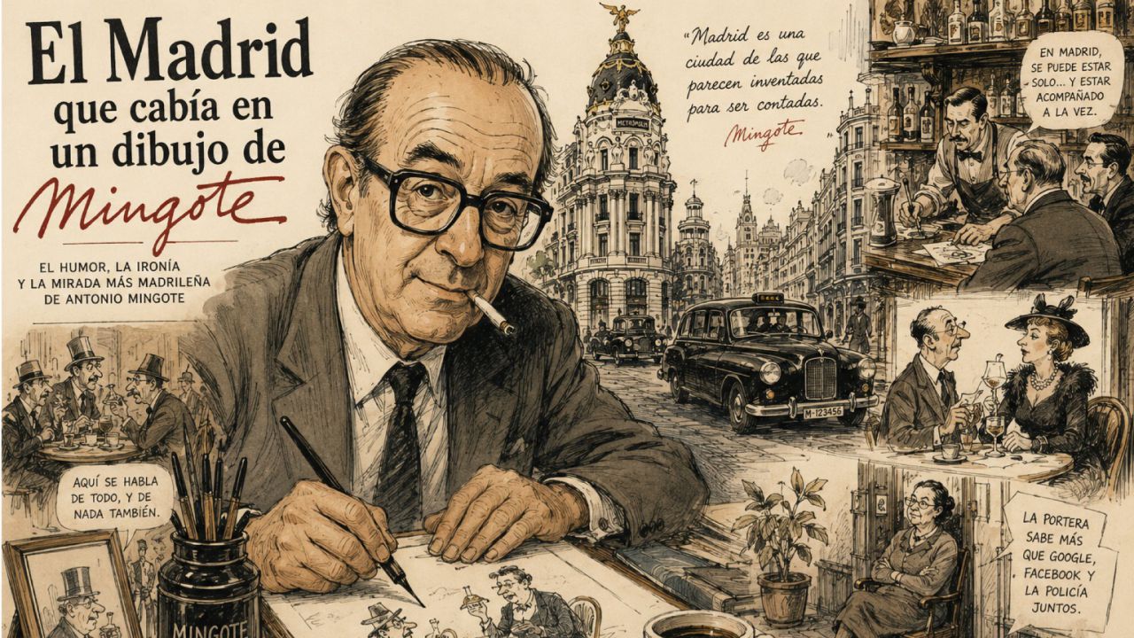 El Madrid que cabía en un dibujo de Mingote