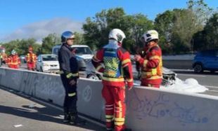 Fallece un hombre tras salirse de la vía en la M-616 en Alcobendas
