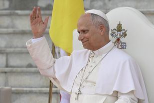 El papa León XIV durante su visita a Guinea Ecuatorial en abril de 2026