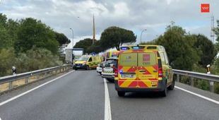Accidente mortal de un motorista en Boadilla