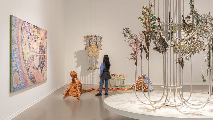 Exposición 'Y me convierto en un río, cuya lengua marrón no descansará', comisariado por Raquel Algaba