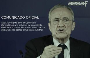 Los árbitros piden abrir expediente disciplinario a Florentino Pérez por sus acusaciones