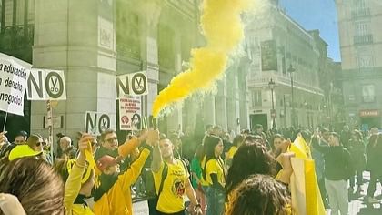 Movilización de las trabajadoras de la Educación Infantil madrileña.