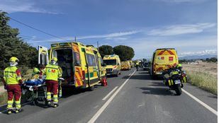 Siete ciclistas heridos tras ser atropellados por un turismo