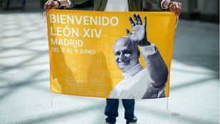 Cartelería visita del Papa