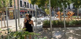Pulverizadores, fuentes y más árboles: así es la nueva plaza del Rastrillo
