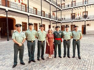 Toma de posesión de Francisco Almansa como jefe de la Guardia Civil en Madrid