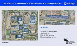 Claves del plan para regenerar trece plazas y zonas verdes de Orcasitas