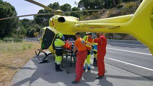 Accidente en Navas del Rey.