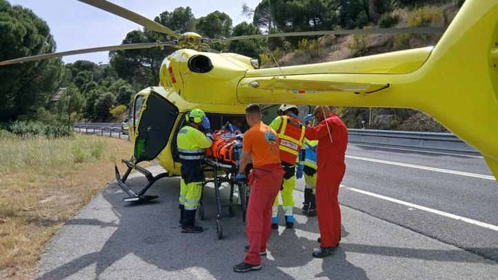 Accidente en Navas del Rey.
