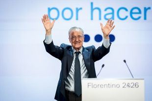 Florentino Pérez promete a los socios una camiseta exclusiva si sale reelegido presidente