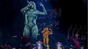 Último concierto de Karol G en el Bernabéu