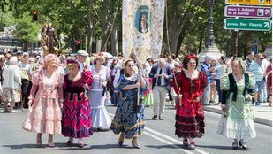 Procesión en las fiestas de San Antonio de la Florida.