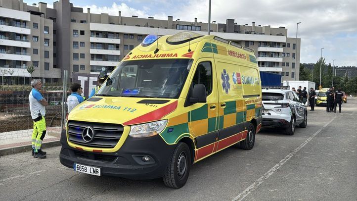 Ambulancia del Summa 112 en Alcalá de Henares