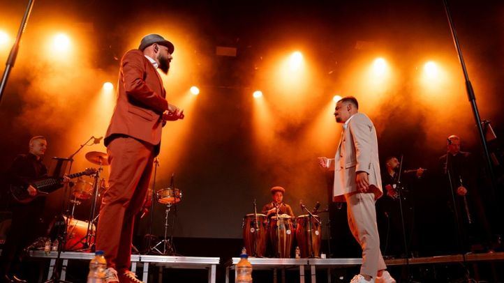 Josué Rarujo y Obed Hernández, en un concierto reciente en La Riviera
