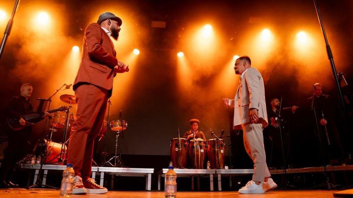 Josué Rarujo y Obed Hernández, en un concierto reciente en La Riviera