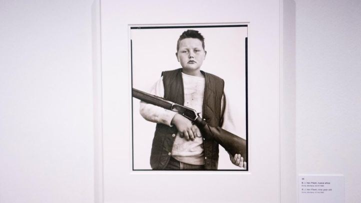 Una de las imágenes de la exposición de Richard Avedon 'In the American West, 1979-1984'