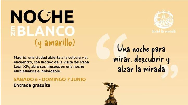 Cartel de La Noche en Blanco (y Amarillo)