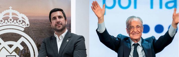 Enrique Riquelme y Florentino Pérez