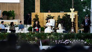 Vigilia de los jóvenes en la Plaza de Lima
