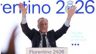 Florentino Pérez, reelegido presidente del Real Madrid