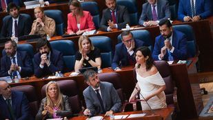 Ayuso en el Pleno de la Asamblea
