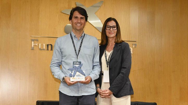 Manuel Marina, CEO de Idoven, recoge el Premio EmprendeXXI