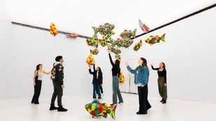 La exposición 'Euphoia – Art is in the Air' invita al público a interactuar en un recorrido participativo para todas las edades en el Escenario Puerta del Ángel