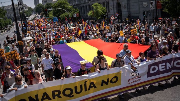 II Marcha Republicana en Madrid.