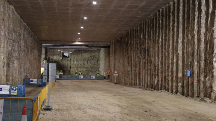 Las excavadoras del soterramiento de la A-5 se unen en dos frentes para unir dos galerías que se han ejecutado