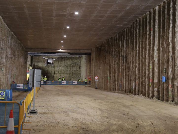 El túnel soterrado de la A-5 abrirá al tráfico a finales de diciembre