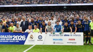Las leyendas del Real Madrid y del Inter de Milán en una jornada marcada por la solidaridad y el recuerdo.