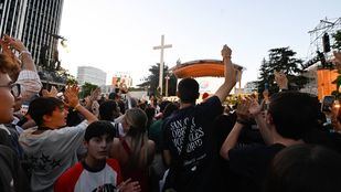 Vigilia de los jóvenes en la Plaza de Lima