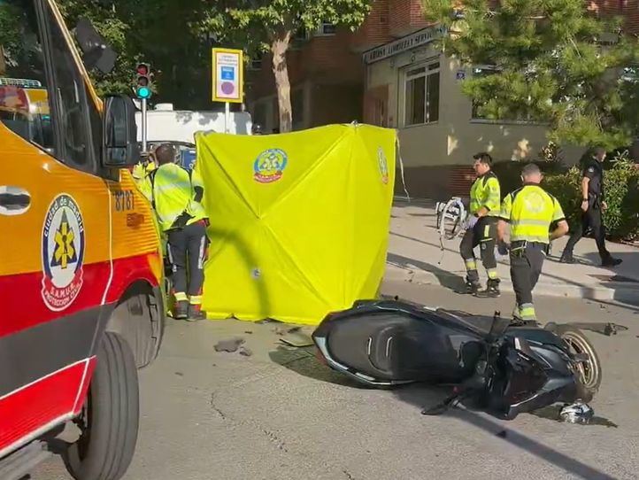 Herido grave un motorista tras una colisión con un choche en Latina